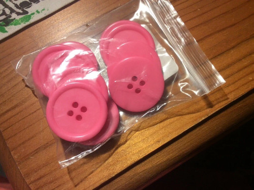 25mm round coat - 25mm, buttons