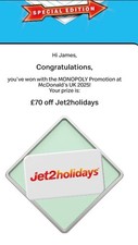 £70 Off Jet2 Holiday Voucher