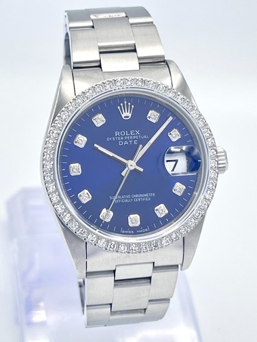 Rolex oyster date 34mm - date, 15200