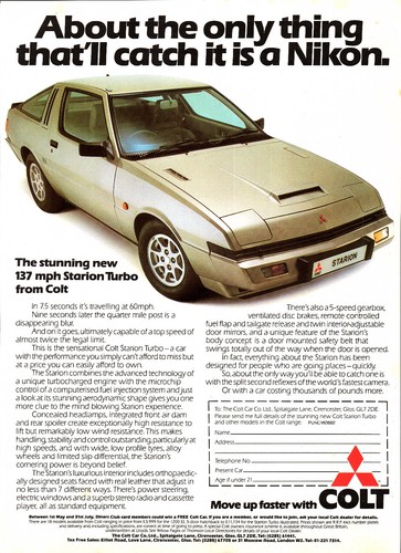 Original 1982 advert colt - original,