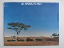 "Les Petites Citroen" 2CV Dyane 6 Mehari AMI 8 French Brochure August 1977