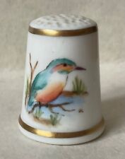Hand Painted & Signed Bird Illustrated Royal Worcester Thimble