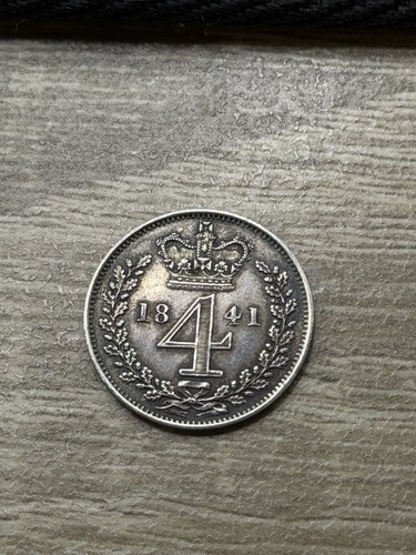 Victoria maundy fourpence - victoria,, maundy,