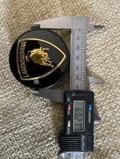 1 NEW GENUINE LAMBORGHINI AVENTADOR GALLARDO HURACAN URUS ALLOY WHEEL CENTRE CAP