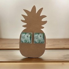 NEW Husky Pups Square Earrings
