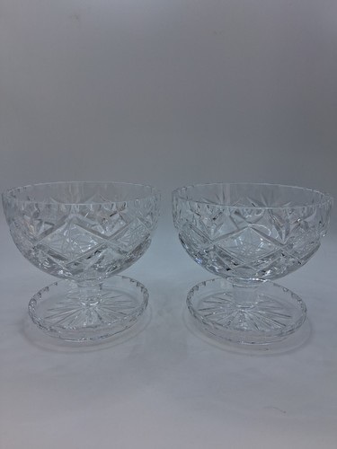 Vintage cut glass footed - vintage,
