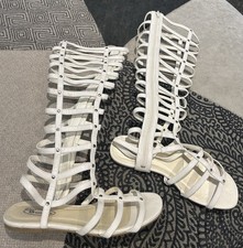 Women's / Girls Sexy White NO DOUBT Gladiator Sandals Boots Size 6.5 * L@@K *