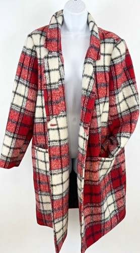 Old navy vintage plaid duster - old,