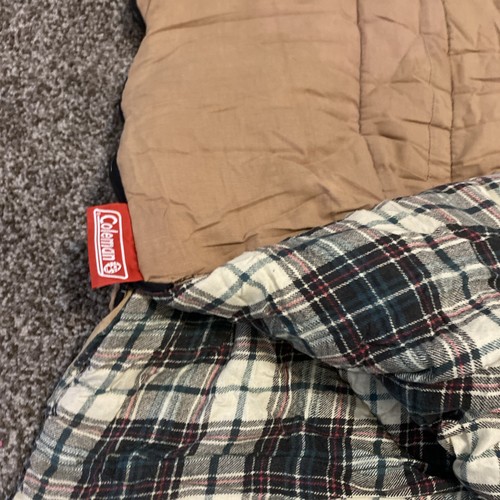 Vtg coleman sleeping bag brown - coleman,