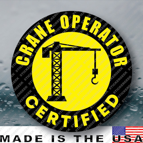 Crane operator certified - operator,