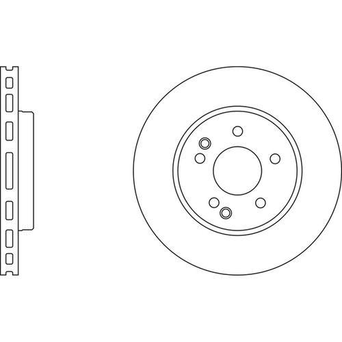 Brake discs vented for - 2x,