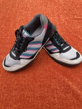 Adidas Marathon TR Grey /Black /Pink /Green Suede Uk 10 Fits Uk 9 2006