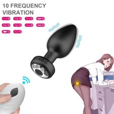 Remote control anal butt - butt, plug
