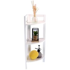 Corner Shelf Stand 3 Tier Organizer Rack Bathroom Storage Shelves Display Unit