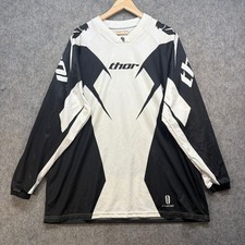 Thor Phase Racing Jersey Mens SIze UK XXL Navy White Motocross Dirt-Bike Shirt