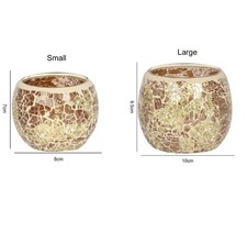 Mosaic tea light holder - tea,
