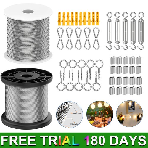Garden wire rope kit 50m - garden, 30/50m