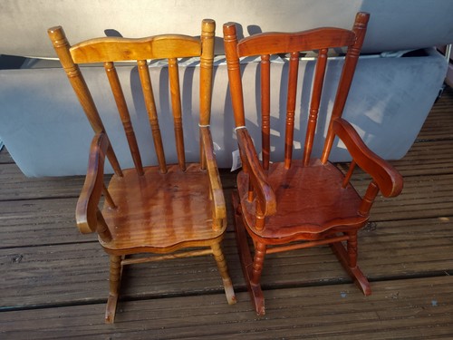 Mini wooden rocking chairs - mini,