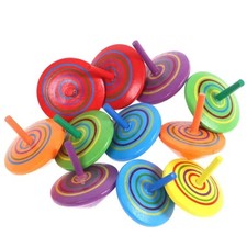 10-30Pcs Fun Wooden Spinning