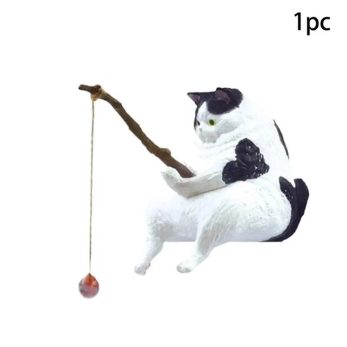 Fishing cat hanging - mini, decor