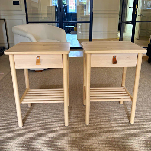 Pair ikea bjorksnas ash - of,