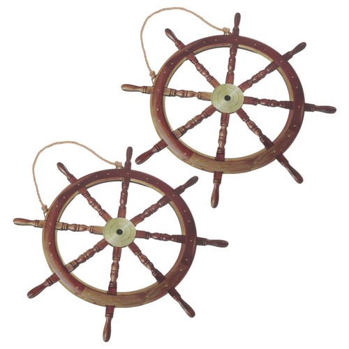 2pcs ship wheel wall - wheel,