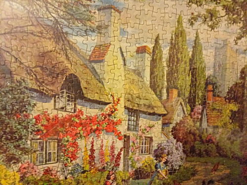 Vintage puzzle complete - vintage,