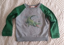 Cath Kids Kidston Crocodile/Alligator? Sweatshirt Raglan Sleeves 3-4 Years