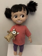 Disneys Monsters Inc Boo Doll Figure Toy Large Animators 16” Holding Teddy