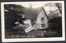 Postcard Yoxford nr Saxmundham Suffolk the Rookery Cottages posted 1907 RP