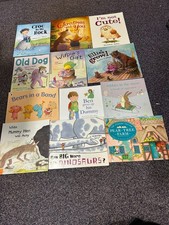 Young Childrens Fiction Picture Story book  Bundle x 12 Various LARGE Used Books