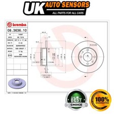 Fits Panda X19 Uno Strada Delta Marbella Ibiza Brake Discs Front Rear AST