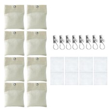 8 pcs Outdoor Curtain Weights for Gazebo Cabana and For Pergola with Clips