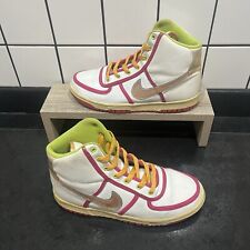 SALE RARE Nike Vandal High Top -Size  4.5 UK - Boots White Pink Neon 317038-162 