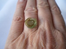 Watermelon Tourmaline gemstone slice 13 mm x 13 mm, 4.65 carats, Afghanistan