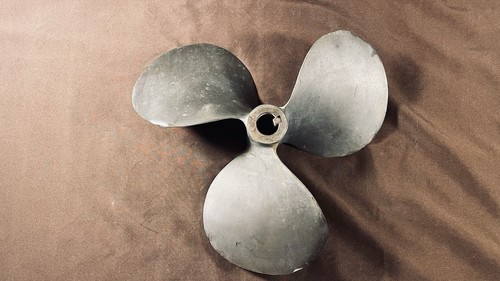 Antique brass bronze blade - 3,