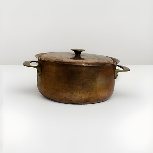 Vintage copper inox - 8”,