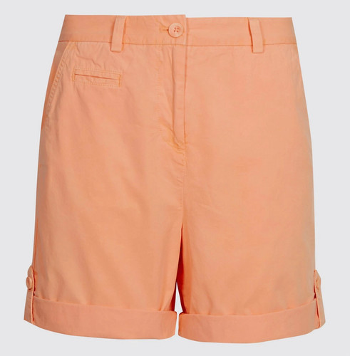 Ladies chino shorts coral - ladies, m&s