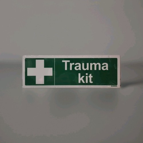 Trauma kit sign sticker - sign,