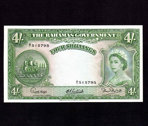Bahamas shillings 1953 13a - 4, p-13a