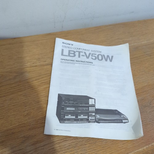 1986 sony lbt - lbt-v50w, stereo