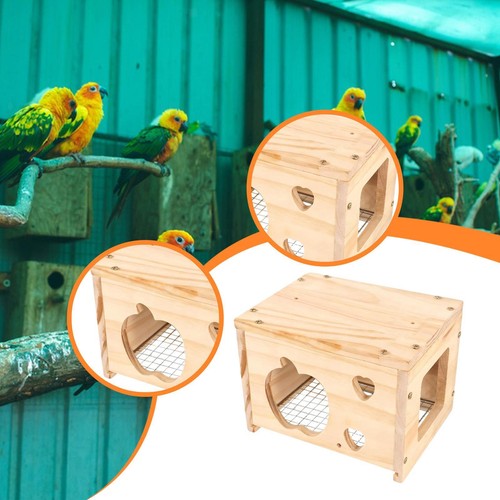 Wooden indoor bird house for - indoor,