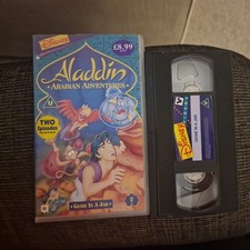 Aladdin Arabian Adventures  volume 2 VHS Video Tape - Genie in a jar.  RARE