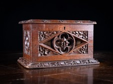 Gothic Revival Oak Letter /