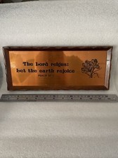 Vintage framed Copper  'the