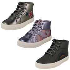 Childrens Clarks Nova City Creature Detailed Ankle Boots 