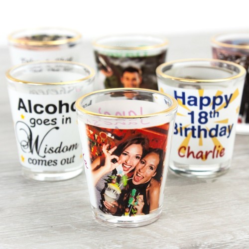 Personalised photo shot - photo, glass