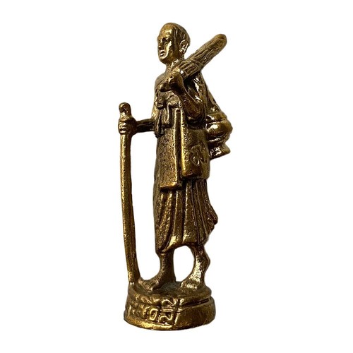 Miniature brass figurine - miniature,