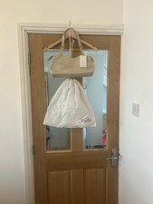 Tula Bag Swing Shoulder Bag Ivory Leather Brand New With Dust Bag