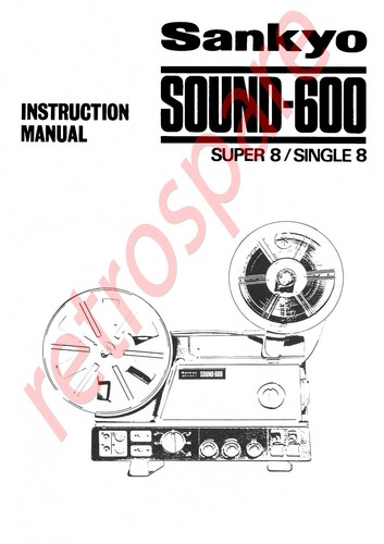 Sankyo sound 600 super 8mm - super,